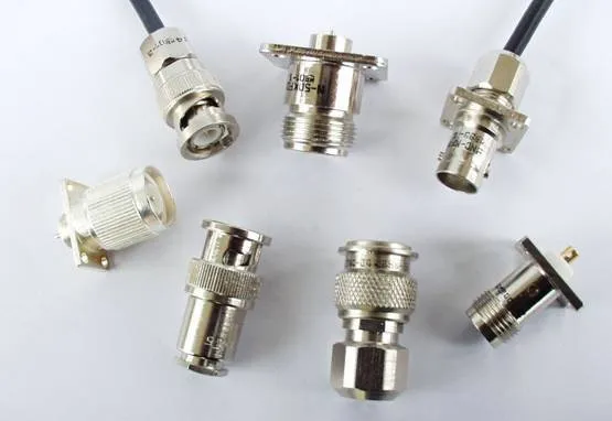 BNC male/female RF connectors