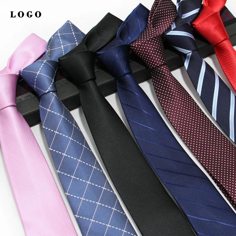 
ST1808 Good Quality 100%Polyester Company Logo Neck Ties 