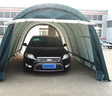 High Quality PE cover steel frame outdoor portable carport garage canopy car shelter