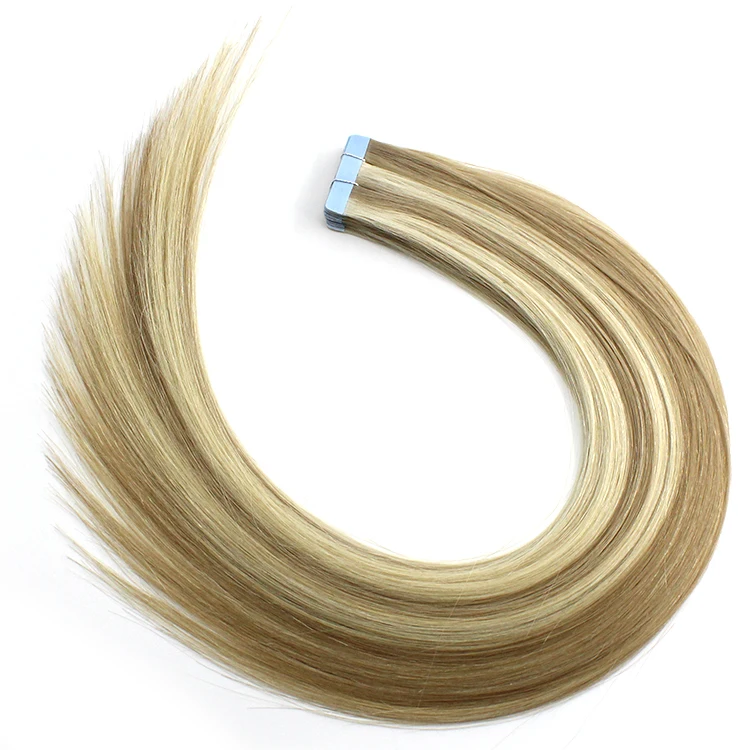 
Professional Factory Wholesale Double Drawn Russian Remy Human Hair Tape Hair Extensions 
