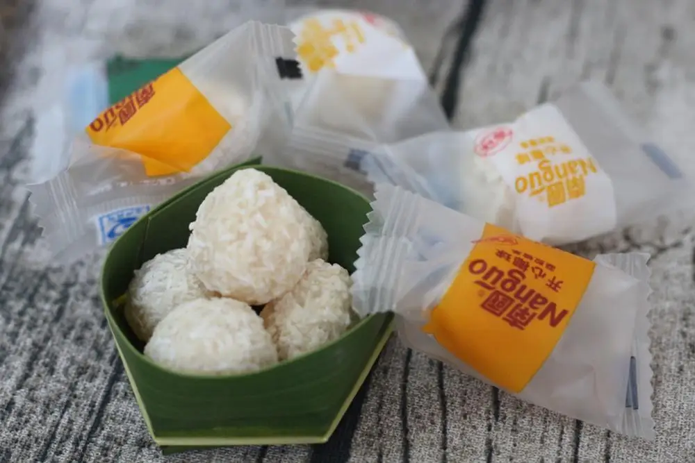 High Quality Thailand Durian Chewing Milk gummy Candy in Bulk bag packs