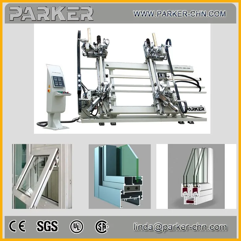 welded corner joint pvc door / upvc door window welding machine