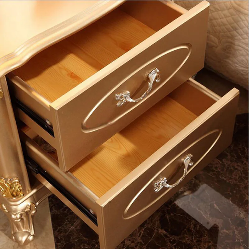 high quality bed Fashion European french style nightstands Carved bed nightstands p10058