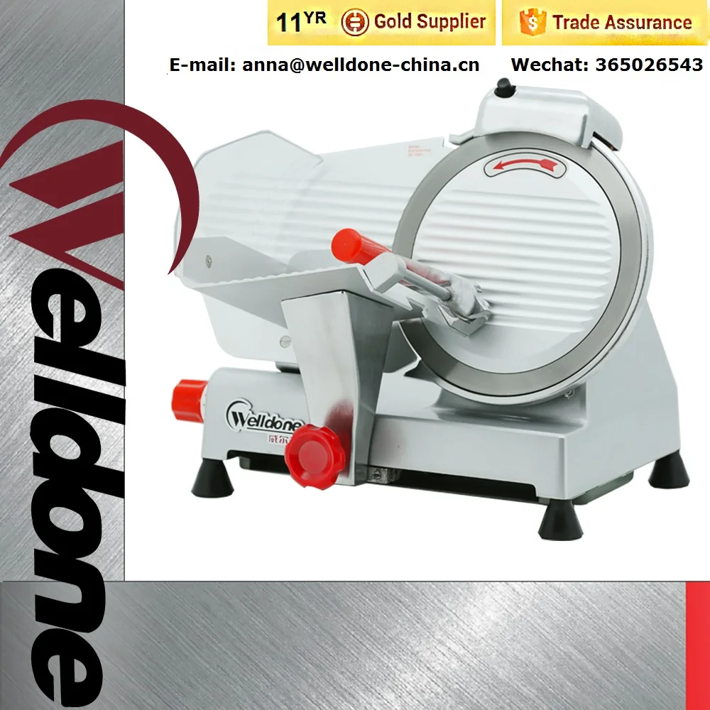 
Alibaba 250mm Frozen Meat Slicer cutting meat machine 