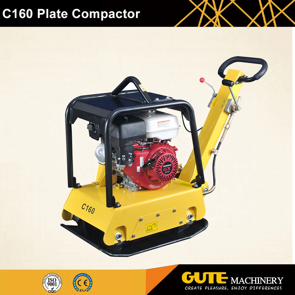 Reversible vibratory Plate Compactor with optional gasoline engine