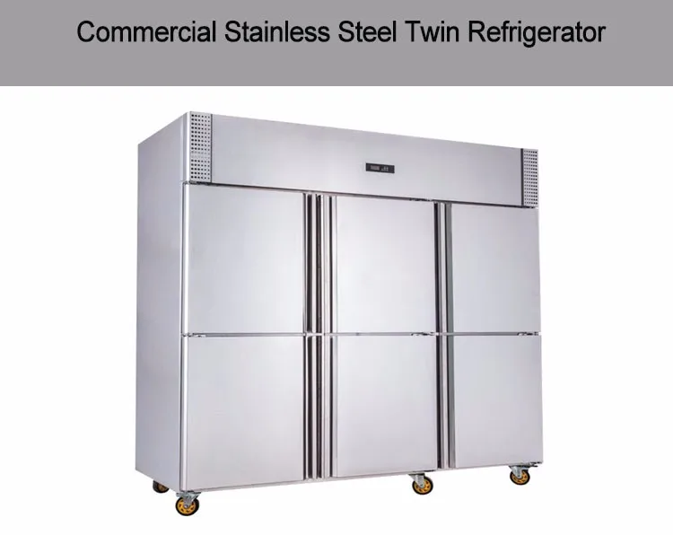 
New design commercial stainless steel reach-in refrigerators for freezing use 