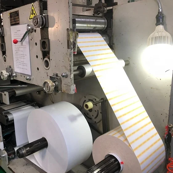 China Manufacturer Price Label Usage Jumbo Roll Self Adhesive Direct Thermal Paper Label Coated Paper Label Paper Jumbo Roll