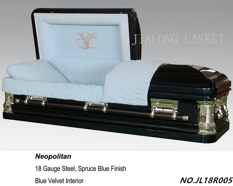 Neop Olitan metal casket--american style steel casket chinese manufacture for sale