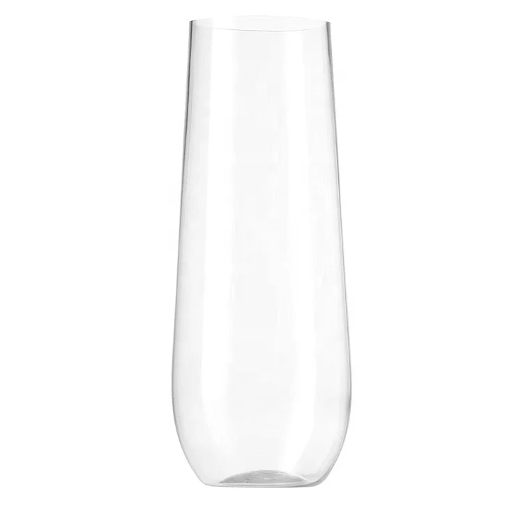 
9oz Novelty Elegant Party Stemless Champagne Flute Glass Wholesale Bulk 