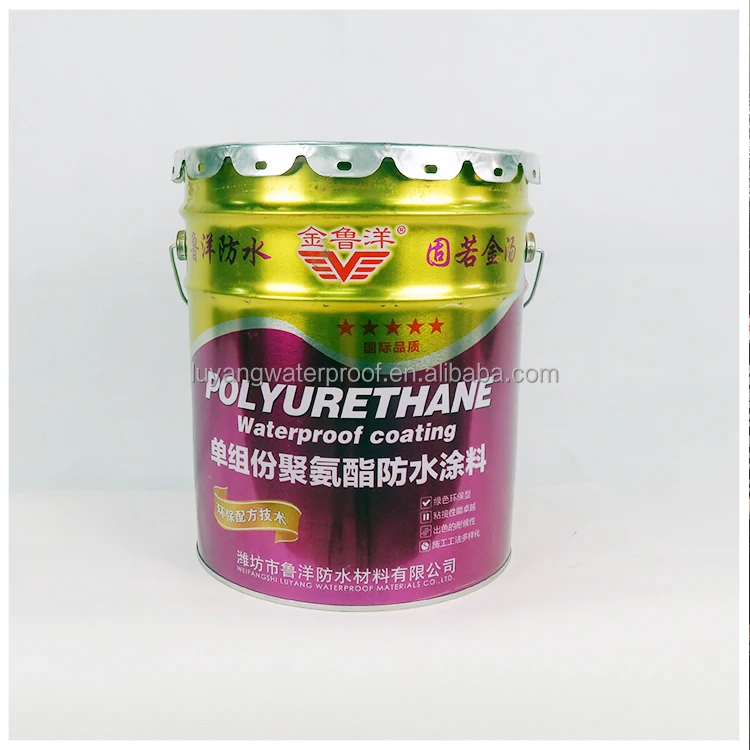 Waterproof Paint Water Based Single Component Polyurethane PU 951 waterproof coating