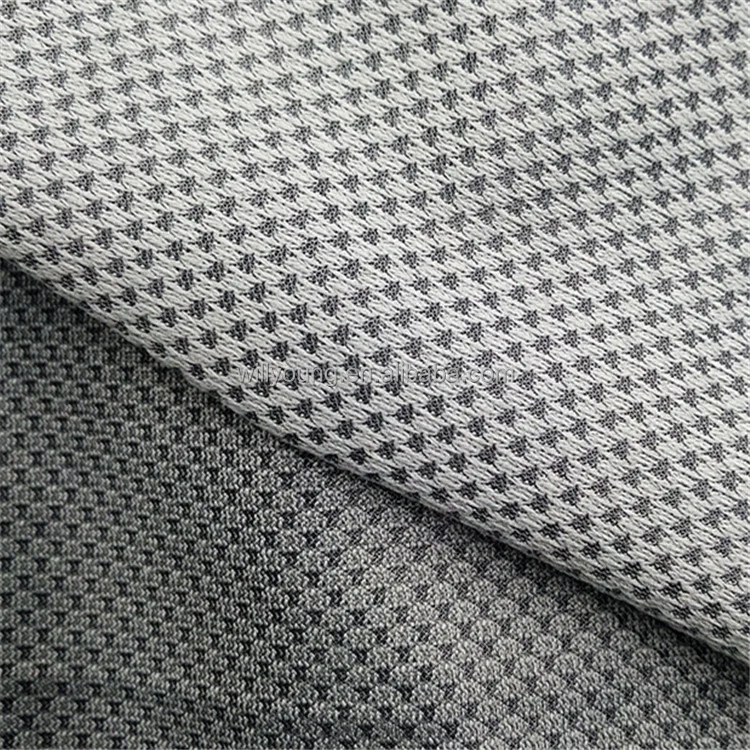 dobby fabric Plum flower dobby Mesh fabric Warp knitting Small jacquard fabric for Home Apparel Casual Wear Sportswear T-Shirts