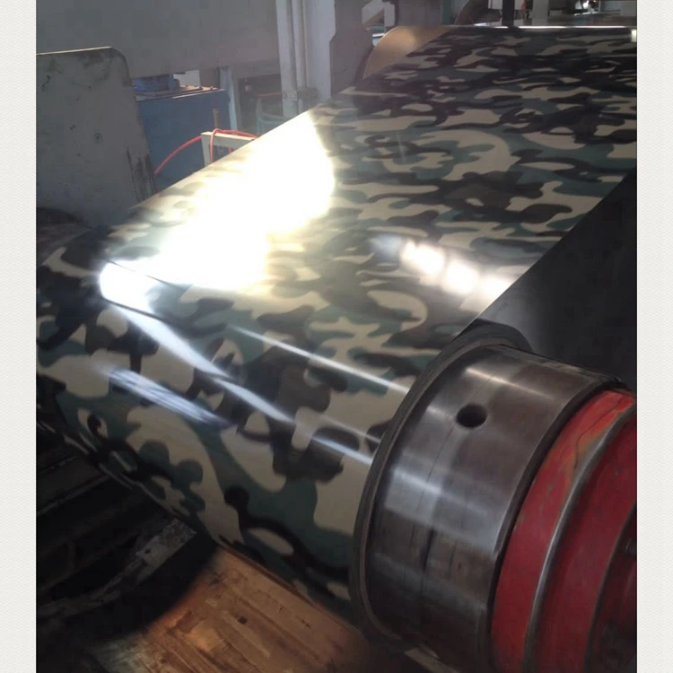 army camouflage pattern ppgi ppgl for house roofing sheet