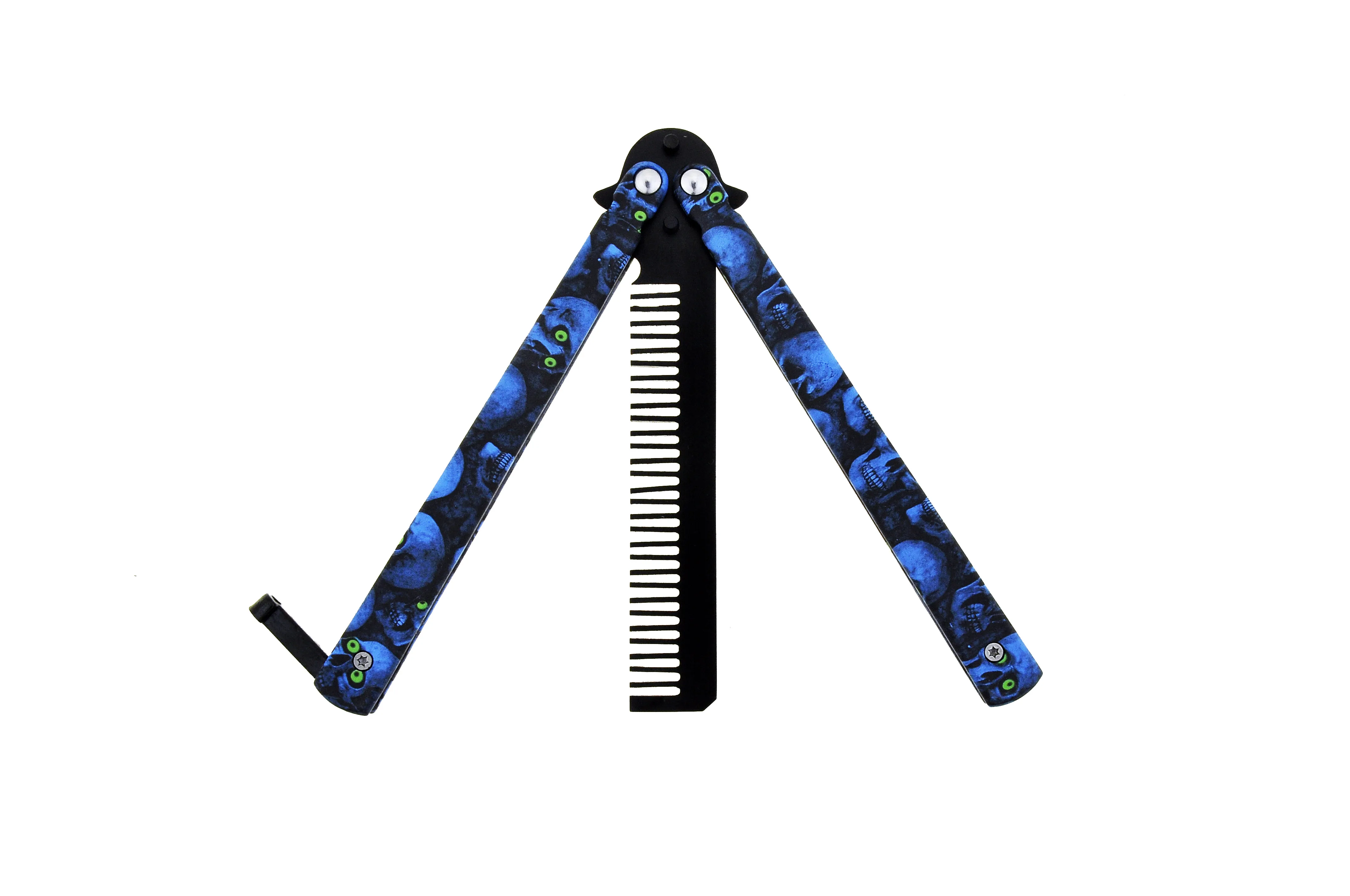 Stainless Steel Butterfly comb for training Practice Balisong Butterfly Comb Knives Trainer