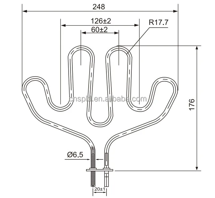 
SD-396 bain marie heating element for home 