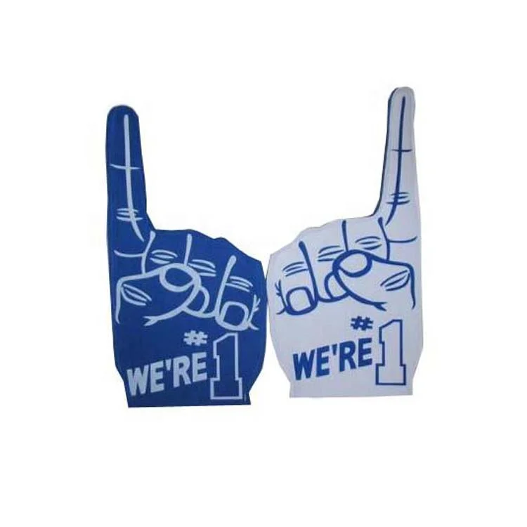 
Promotional Custom Logo Cheer Foam Hand Eva Foam Fingers Cheering Gloves 