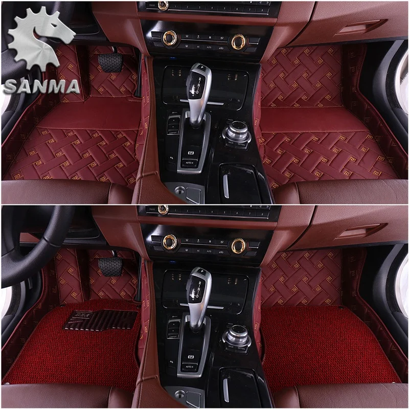 Waterproof Car Floor Mats  Opel Astraaudi A4 FloorLiner Front & Rear Carpet For Skoda Octavia