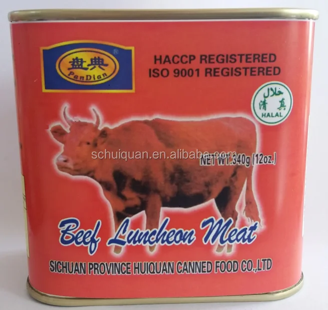 
buy direct from china manufacturer beef meat canned beef luncheon meat 