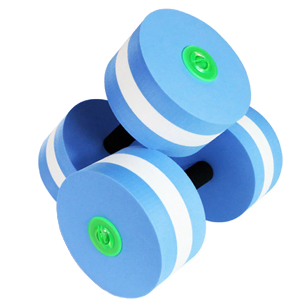 2pcs Eva Aquatic Exercise Dumbbells Set Weights For Water Aerobics 2pcs Eva Aquatic Exercise Dumbbells Set