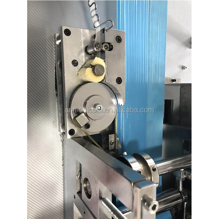 hospital disposable non woven automatic shoe covers making machine ,the elastic band adopts constant temperature melting