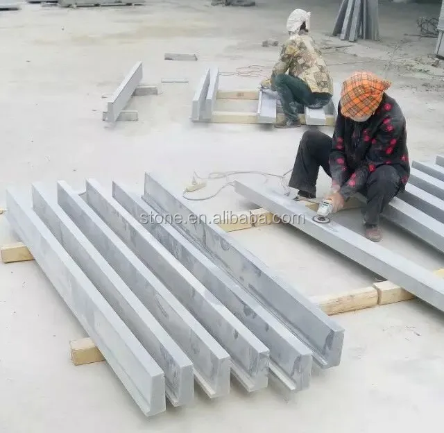 Синий известняковый подоконник из голубого