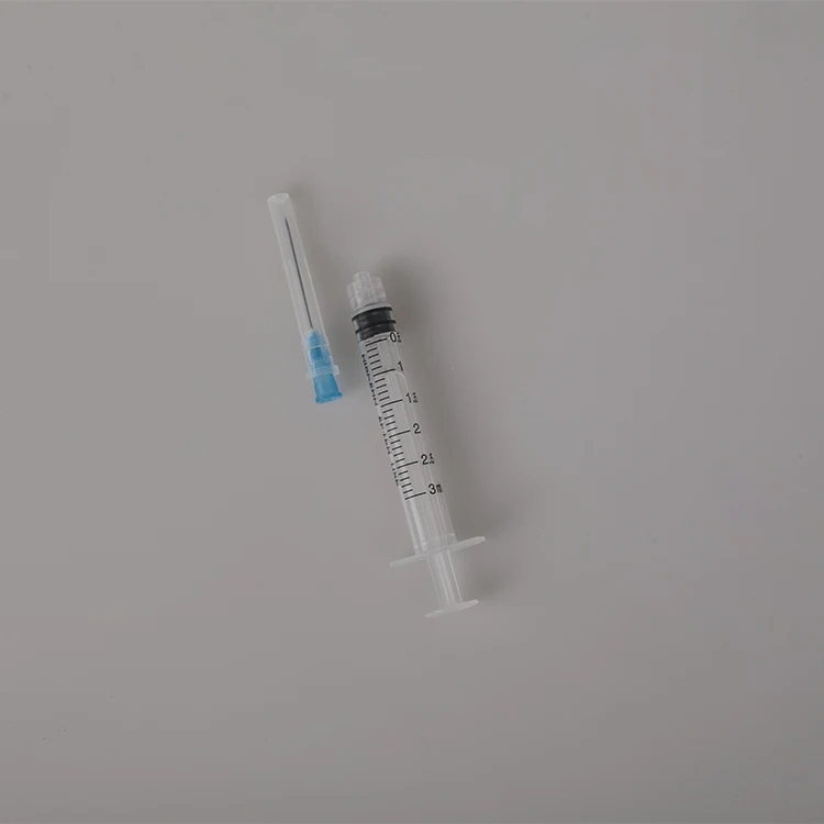 medical plastic syringe no needle