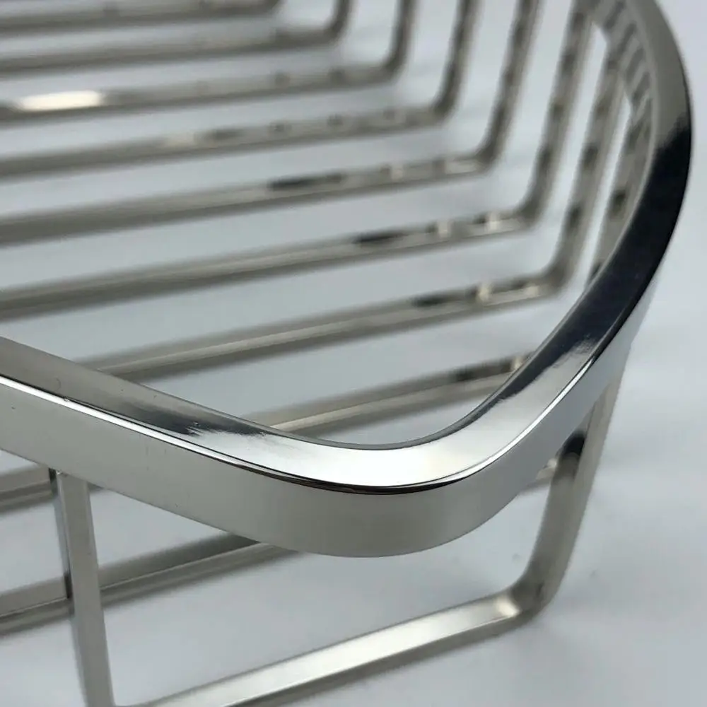 304 stainless steel wire toilet shelf organizer wall shelves for bathroom