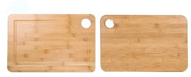 Rectangular food grade bamboo cutting board wholesale