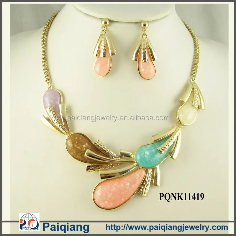 Новое поступление, позолоченные Имитационные ювелирные наборы, производитель Yiwu