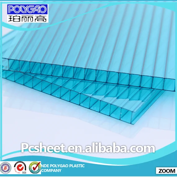 Bayer Material Поликарбонат Парниковых, Плавательный Бассейн На Крыше, 4/6/8/10 мм Полые Поликарбонат/PC Панель