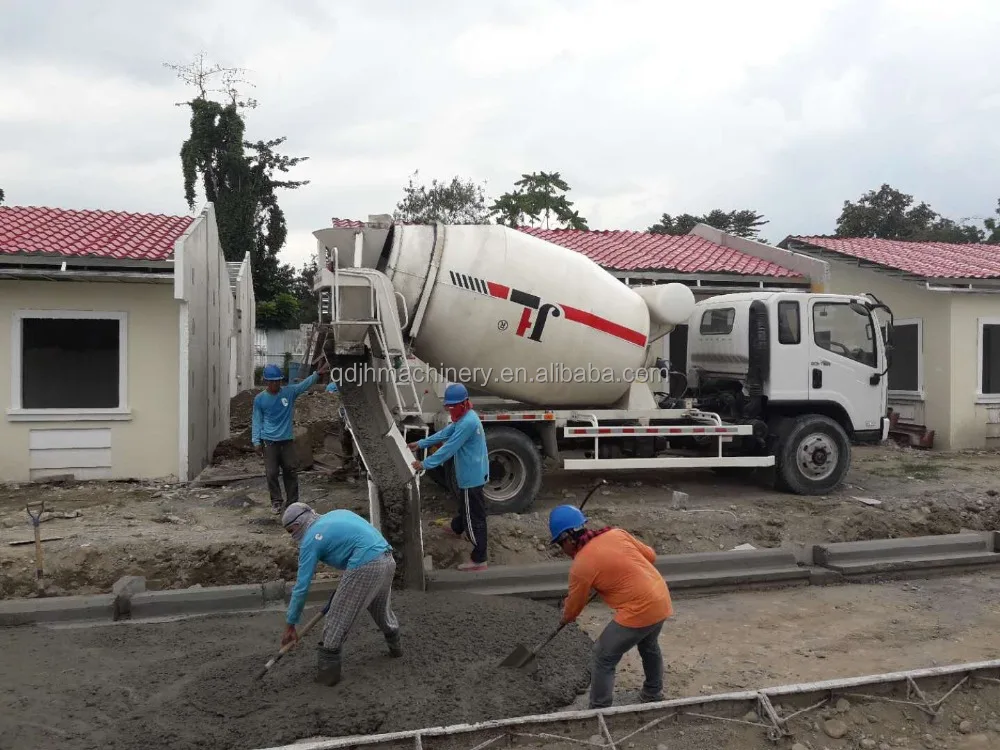 Factory Supply! Small portable concrete mixer truck4m3 5m3 6cubic meters truck mixer
