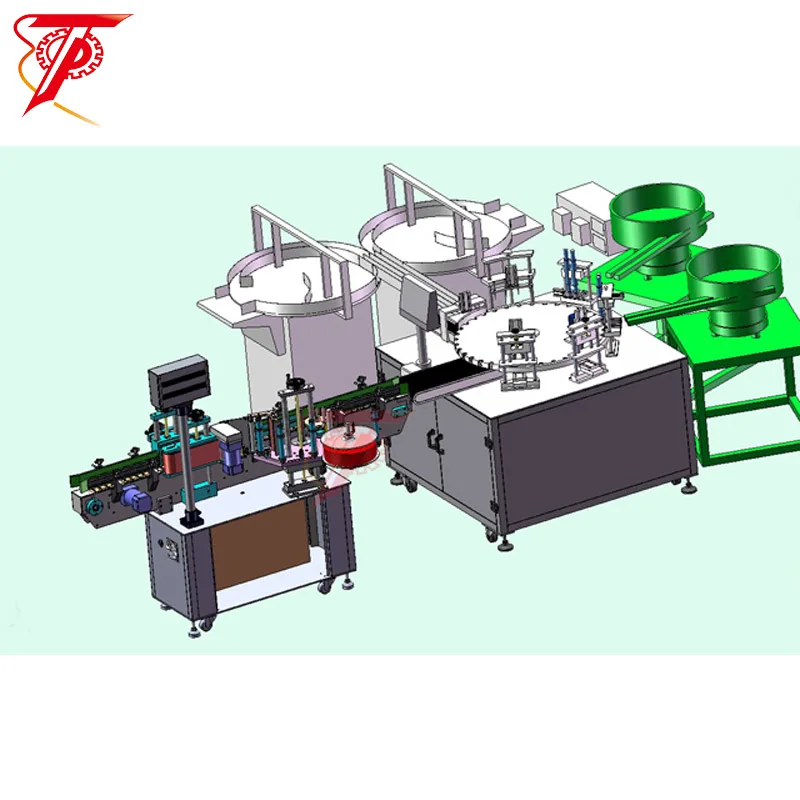 Электрическая сигарета в маленькой бутылке жидкость ротационная машина для наполнения и закупорки небольших