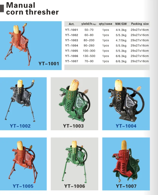 Hand Operated manual corn threshing machine hand maize sheller
