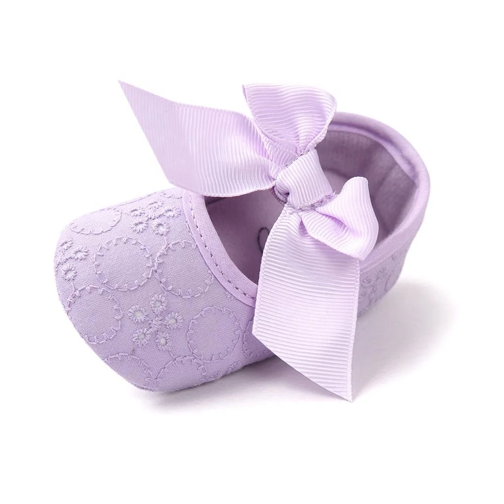 
Cotton Baby Booties With Gripper Soles Soft Sole Stay-on Baby Shoes 