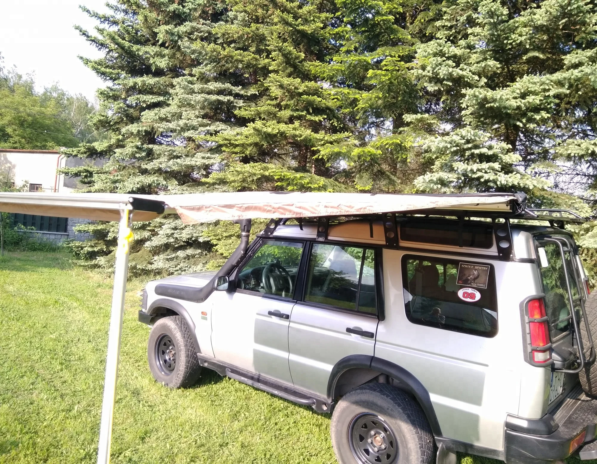 Wholesale Canton Fair Roof Top Tent Camper Trailer Cotton Canvas Foxwing Awning