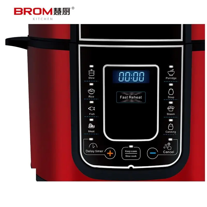 national digital electrical multicooker stainless steel shell multi electric high presser pot 3 litre pressure mini rice cooker