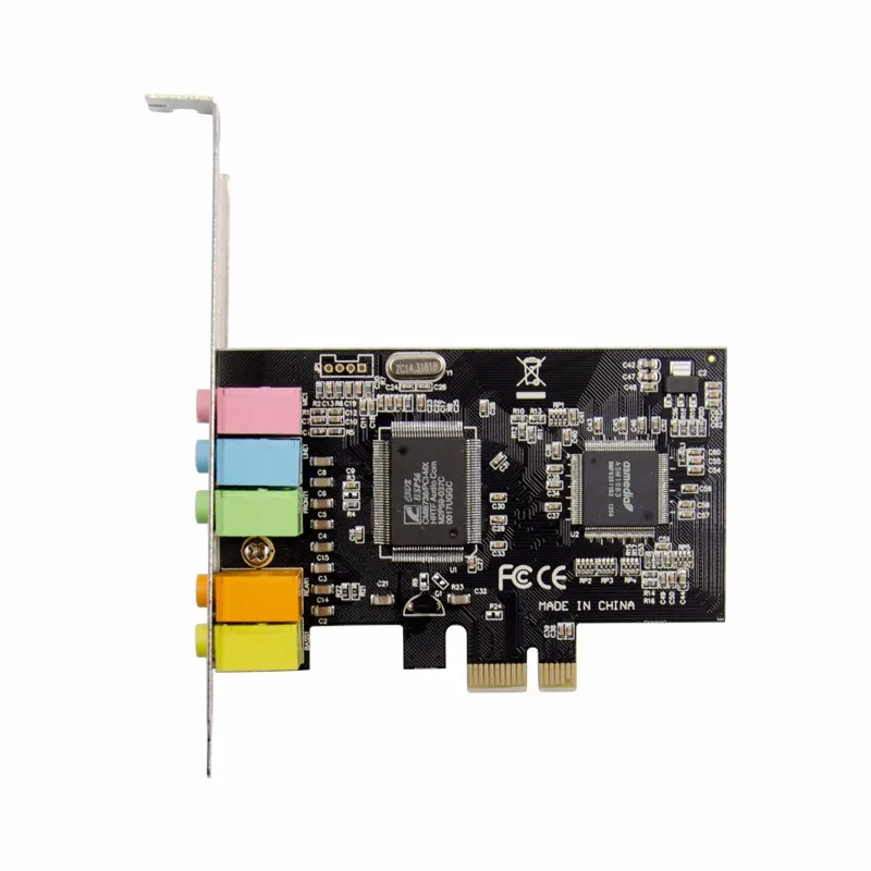 SUNWEIT PCI Express x1 PCI-E 5.1ch CMI8738 Chipset Audio Digital Sound Card  pcie sound card 5.1