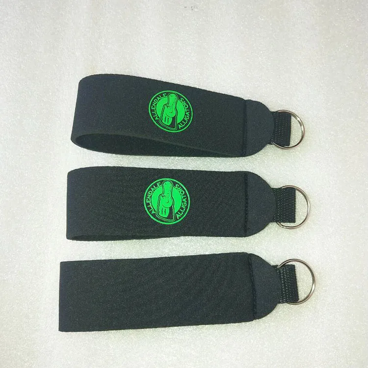 
Assorted durable neoprene wristle keychain wrist strap band keyholder 