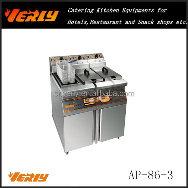 AP-86-3 High Efficiency Stainless steel Electric fryer with timer