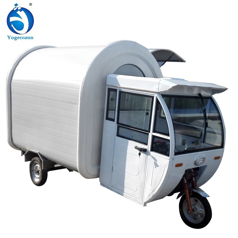 Ice Cream Cold Drink Three Wheeled Food Truck Food Cart for sale