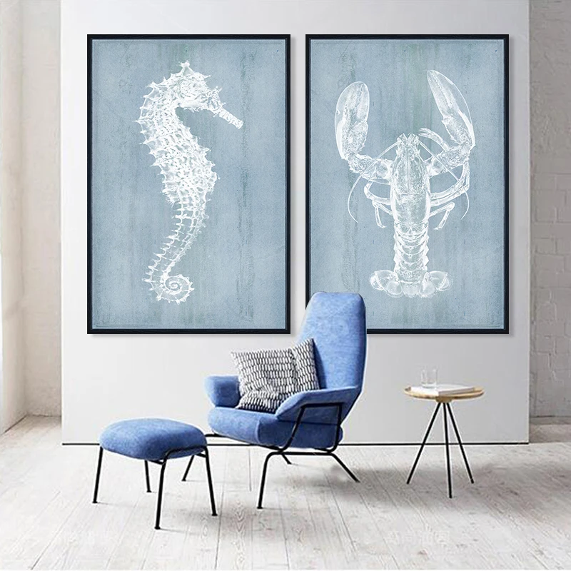 Costal Giclee Printed Canvas Art Wall Poster Painting