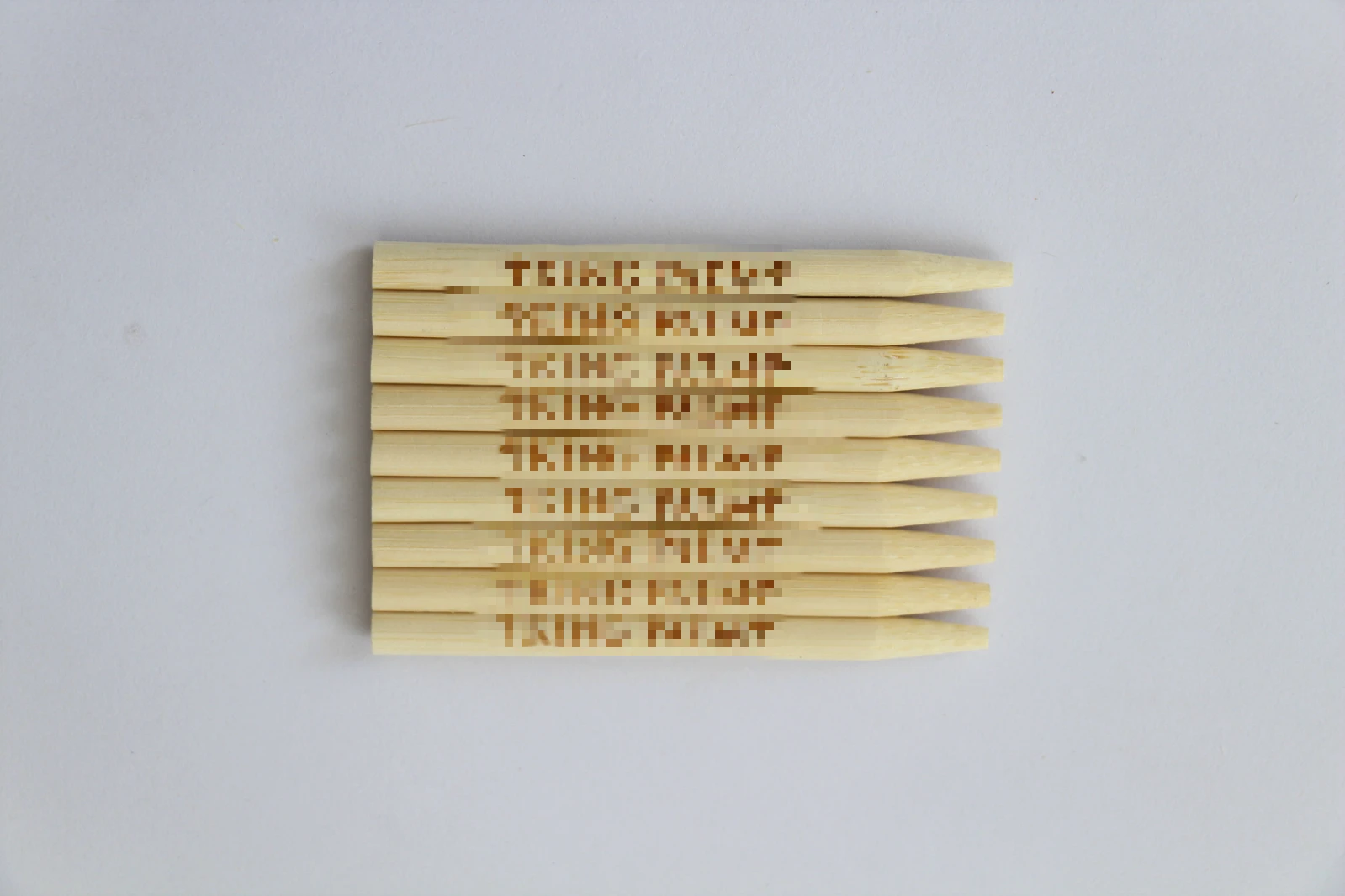 7.35mm  bamboo stick of customized logo for Hand-Rolled Leaf  cigar