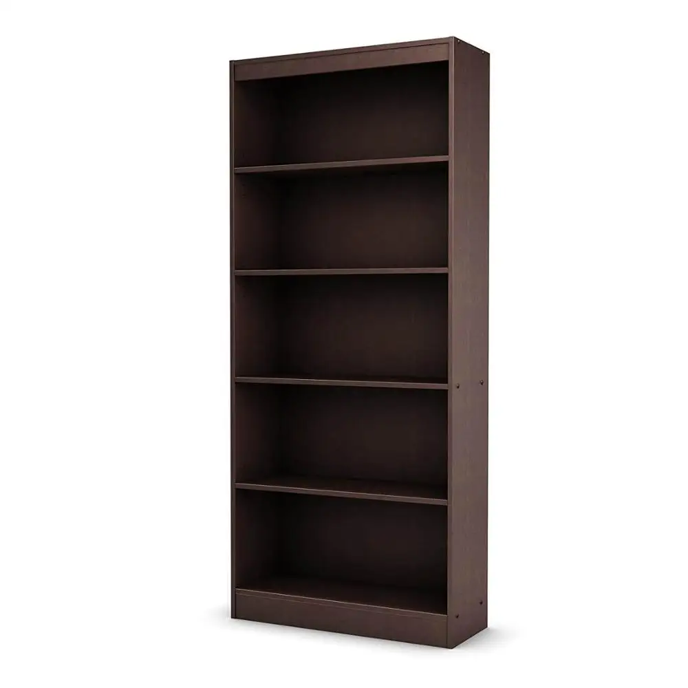 5 Shelf Bookcase In Grey Color 2002