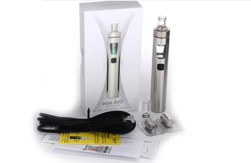 wholesale eGo Aio Starter Kit With 1500mah Battery 2.0ml Capacity Revolutional Anti-leak Tank All-in-one Design