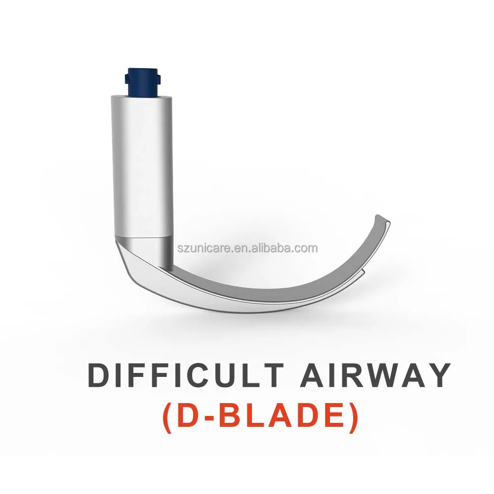 Besdata stainless steel difficult airway blade intubation laringoscopio pediatrico video laryngoscope