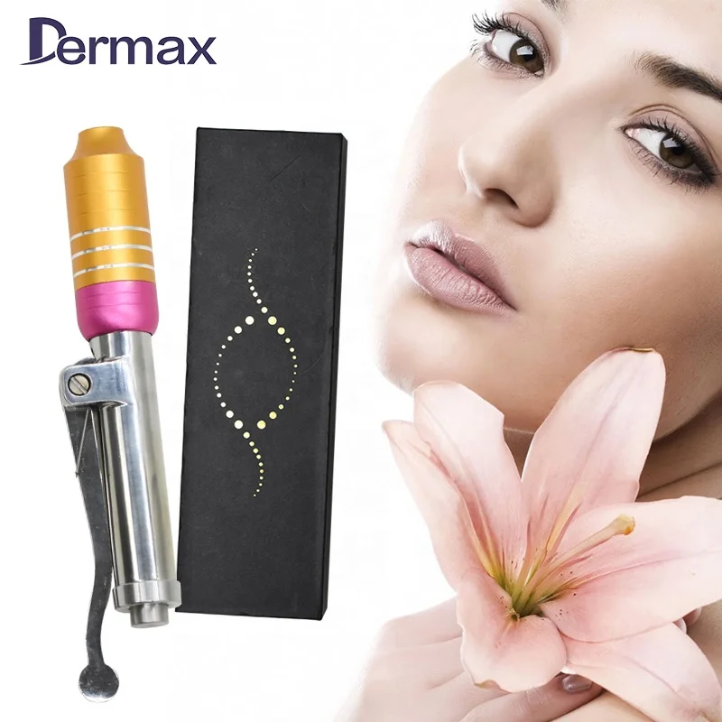 Adjustable needle-free injection of hyaluronic acid serum pen for anti-wrinkle