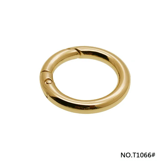 2023 new fashion High Corrosion Resistance metal oval shape buckle O ring for leather bag strap