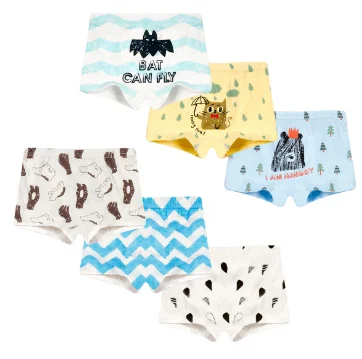 Men and women baby cotton boxer boxer briefs baby boy cartoon pants pants taro wholesale
