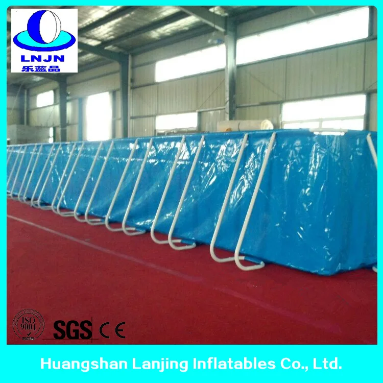 Professional swimming pool rectangular steel frame pool