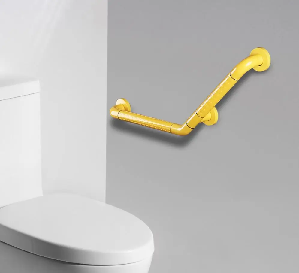 Пластиковая нейлоновая безопасная поручня для унитаза 135 градусов disablab