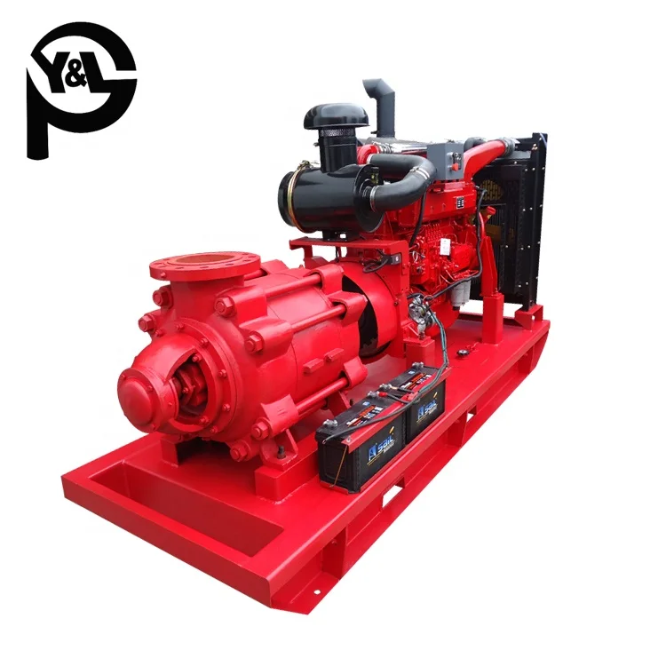 Farm Irrigation Centrifugal Horizontal Multistage Water Diesel Engine Driven Pump